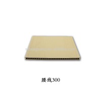 WPC Sliding Door Panel (Wood-Plastic Composite ), WPC Wave Panel , Wall Panel ,YX300